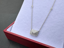 Load image into Gallery viewer, #622 - 14kt White Gold, Diamond Pendant &amp; Chain. Adjustable
