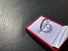 Load image into Gallery viewer, #585 - 14kt White Gold, Blue Sapphire Eternity Band, Size 6
