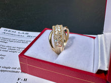 Load image into Gallery viewer, #637 - 14kt Yellow Gold, EFFY 1/2 Carat Diamond Ring, Size 5
