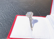 Load image into Gallery viewer, #549 - 1.10 Carat Natural Diamond Engagement Ring, 18k White Gold, Size 7 1/2
