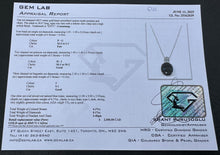 Load image into Gallery viewer, #646 - 14kt White Gold EFFY Topaz &amp; Diamond Pendant + 18” Chain
