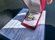 Load image into Gallery viewer, #778 - 10kt White &amp; Yellow Rolex Style Diamond Ring, Size 10
