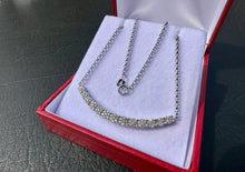 Load image into Gallery viewer, #638 - 14kt White Gold, .35 Carat Diamond Pendant / 20” Necklace
