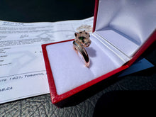 Load image into Gallery viewer, #859 - 14kt Rose Gold, EFFY Panther Ring Size 7
