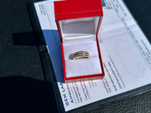 Load image into Gallery viewer, #803 - 14kt Yellow Gold, .91ct Princess Cut Diamond Band, Size 5
