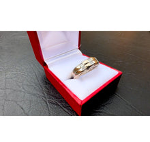 Load image into Gallery viewer, #572 - 14kt White Gold, Custom .52 Carat Princess Cut Diamond Band, Size 10
