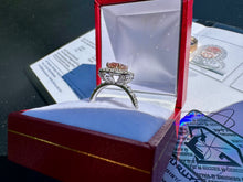 Load image into Gallery viewer, #847 - 14kt White Gold, 2.50 Carat Pink &amp; White Diamond Ring, Size 6

