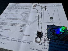 Load image into Gallery viewer, #855 - 14kt White Gold, EFFY Diamond Panther Necklace, 16-18”
