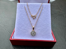 Load image into Gallery viewer, #714 - 1/2 Carat Diamond Pendant / Necklace, 14kt Rose Gold, 18”
