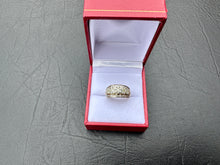 Load image into Gallery viewer, #686 - 10kt Yellow Gold, 1.00 Carat Diamond Cluster Band, Size 5
