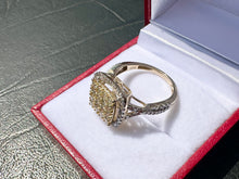Load image into Gallery viewer, #683 - 14k Yellow Gold, 1.00 Carat Yellow &amp; White Diamond Ring, Size 6
