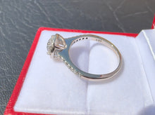 Load image into Gallery viewer, #549 - 1.10 Carat Natural Diamond Engagement Ring, 18k White Gold, Size 7 1/2
