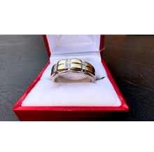 Load image into Gallery viewer, #572 - 14kt White Gold, Custom .52 Carat Princess Cut Diamond Band, Size 10
