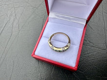 Load image into Gallery viewer, #695 - 14kt Yellow &amp; White Gold Emerald &amp; Diamond Ring, Size 7
