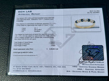 Load image into Gallery viewer, #809 - 14kt Yellow Gold, Sapphire &amp; Diamond EFFY Band,
Size 7
