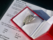 Load image into Gallery viewer, #747 - 1.01 Carat Diamond Wedding Set, 10kt White Gold, Size 6 1/4
