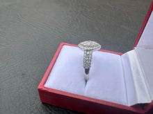 Load image into Gallery viewer, #594 - 10k White Gold, 3/4 Carat Diamond Custom Ring, Size 7
