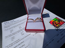 Load image into Gallery viewer, #633 - 1.02 Carat VS Diamond Wedding Set, Rose Gold Size 5
