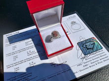 Load image into Gallery viewer, #847 - 14kt White Gold, 2.50 Carat Pink &amp; White Diamond Ring, Size 6
