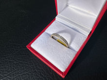 Load image into Gallery viewer, #579 - 10kt White Gold, .15ct Diamond Band - Size 7 1/4
