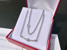 Load image into Gallery viewer, #645 - 10kt White Gold, 1/3ct Diamond Pendant / Necklace 20”
