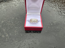 Load image into Gallery viewer, #569 - 18kt White Gold, 1.25ct Princess Cut Diamond Band, Size 9
