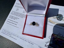 Load image into Gallery viewer, #900 - 14kt Yellow Gold, Sapphire &amp; Diamond Ring Size 6
