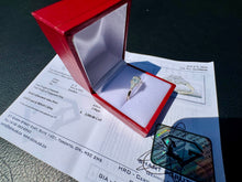 Load image into Gallery viewer, #876 - 14kt White Gold, .91 Carat Diamond Cushion Cut Engagement Ring, Size 5 3/4
