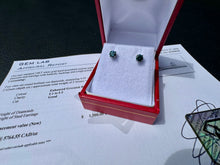 Load image into Gallery viewer, #894 - 1/2 Carat Blue Diamond Earrings, 14kt White Gold
