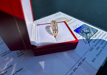 Load image into Gallery viewer, #839 - 14kt Yellow Gold, .39 Carat Diamond Band, Size 7
