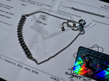Load image into Gallery viewer, #867 - Sterling &amp; Black Diamond 1/4ct Adjustable Bracelet
