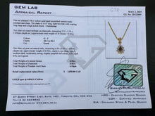 Load image into Gallery viewer, #678 - 14kt Ruby &amp; Diamond, Pendant &amp; Necklace 16” Long
