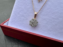 Load image into Gallery viewer, #714 - 1/2 Carat Diamond Pendant / Necklace, 14kt Rose Gold, 18”
