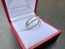 Load image into Gallery viewer, #615 - 14kt White Gold, 1.00ct Diamond Baguette Band, Size 5
