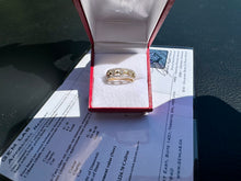 Load image into Gallery viewer, #839 - 14kt Yellow Gold, .39 Carat Diamond Band, Size 7
