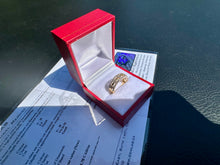 Load image into Gallery viewer, #839 - 14kt Yellow Gold, .39 Carat Diamond Band, Size 7
