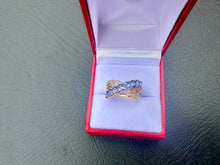 Load image into Gallery viewer, #592 - 14kt Yellow Gold, Tanzanite &amp; Diamond Ring Size 5
