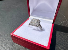 Load image into Gallery viewer, #704 - 14k White &amp; Yellow Gold, .80CT Diamond Ring, Size 7
