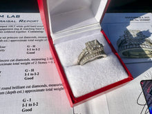 Load image into Gallery viewer, #747 - 1.01 Carat Diamond Wedding Set, 10kt White Gold, Size 6 1/4
