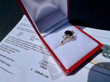 Load image into Gallery viewer, #900 - 14kt Yellow Gold, Sapphire &amp; Diamond Ring Size 6
