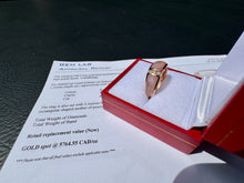 Load image into Gallery viewer, 907 - KABANA - 14kt Rose Gold, Mother Of Pearl Ring Sz 6 3/4
