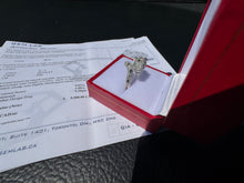 Load image into Gallery viewer, #869 - 14kt White Gold EFFY Diamond Panther Ring, Size 7
