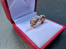 Load image into Gallery viewer, #687 - 14kt Rose Gold, Diamond “Effy” Panther Ring Size 7
