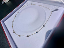 Load image into Gallery viewer, #800- 14kt Yellow Gold, 1.08ct Sapphire Necklace 18-20”
