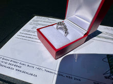Load image into Gallery viewer, #818 - 14kt White Gold, 1.36ct Prong Set Diamond Band, Size 6
