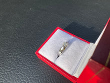 Load image into Gallery viewer, #447 - .20 Carat Natural Diamond. 14k White Gold Solitaire Engagement Ring, Size 5

