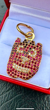 Load image into Gallery viewer, #326 - Custom 10k Yellow Gold, Ruby &amp; Diamond “Wilson” Pendant

