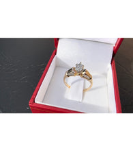 Load image into Gallery viewer, #456 - 14k Yellow Gold, 1/3 Carat Natural Marquis Diamond Ring, Size 4 1/2
