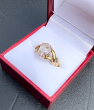 Load image into Gallery viewer, #118 - Solitaire Pear Morganite Ring, Size 6
