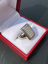 Load image into Gallery viewer, #366 - 10k White Gold, CZ Ring. Size 7.5
